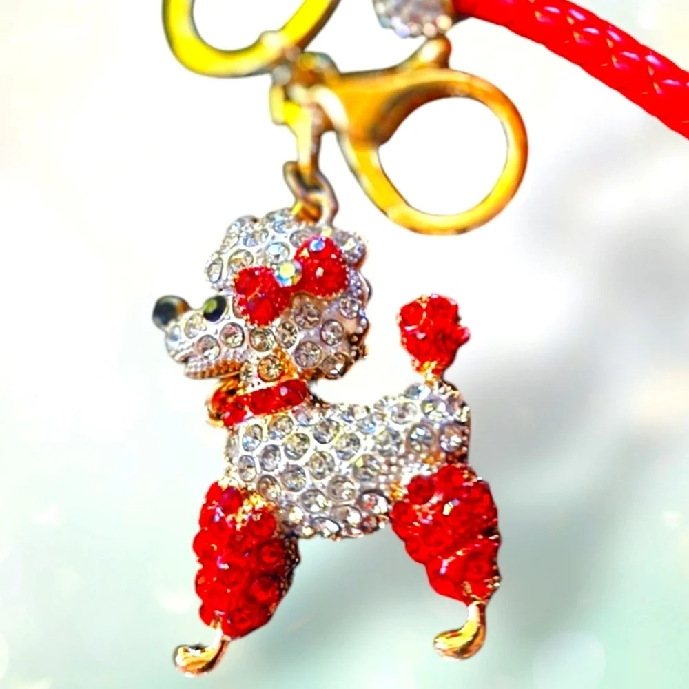 Poodle Keychain/Bag Charm